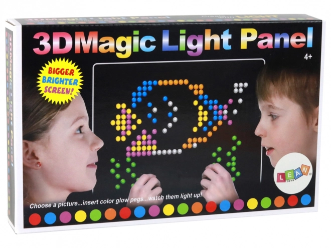 Magická vzdělávací 3D podsvícená tabule