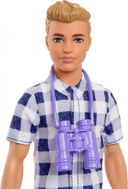 Panenka Barbie Kemping Ken s příslušenstvím