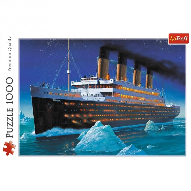 Puzzle Titanic 1000 dílků v krabici 40x27x6cm