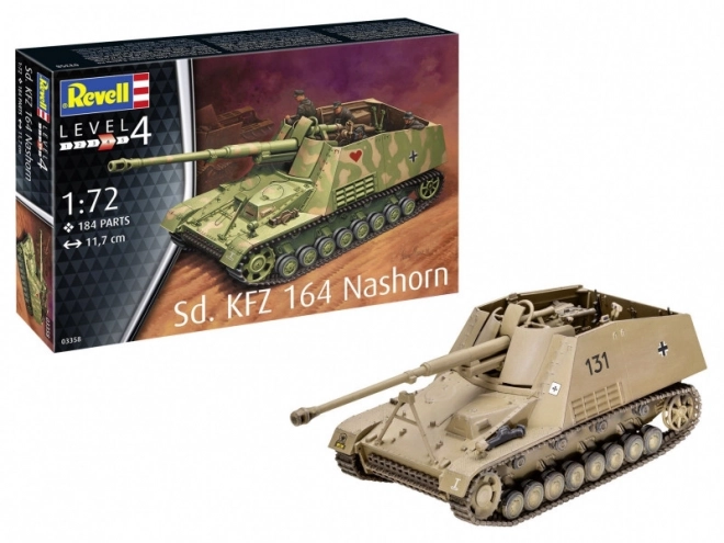 Plastikový model Sd.Kfz. 164 Nashorn 1/72