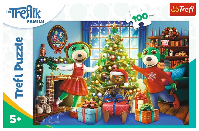 Puzzle s Treflíky v zimě
