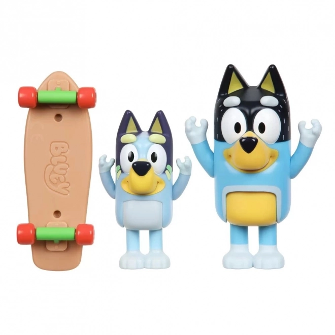 Bluey Figury 2pak Skateboarding