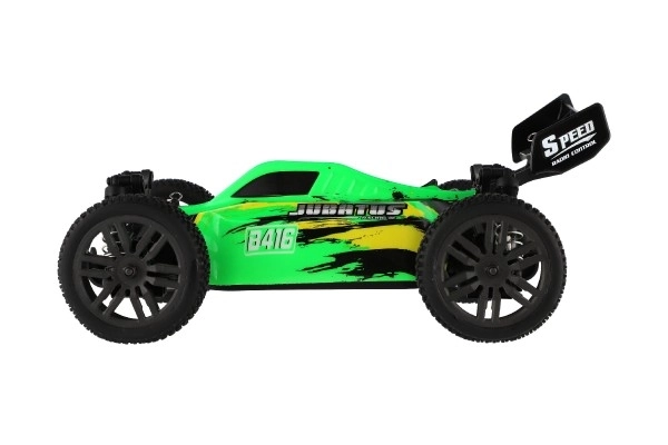 Avtomobil RC Buggy Bonzai Jubatus terensko 30cm plast 2,4GHz na baterije + 2x dodatni paket v škatli 40x14x21 – Zelené