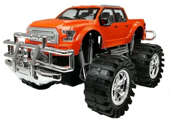 Sada vozidel Červený Monster Truck Černé BMW Nákladní auto 58 cm