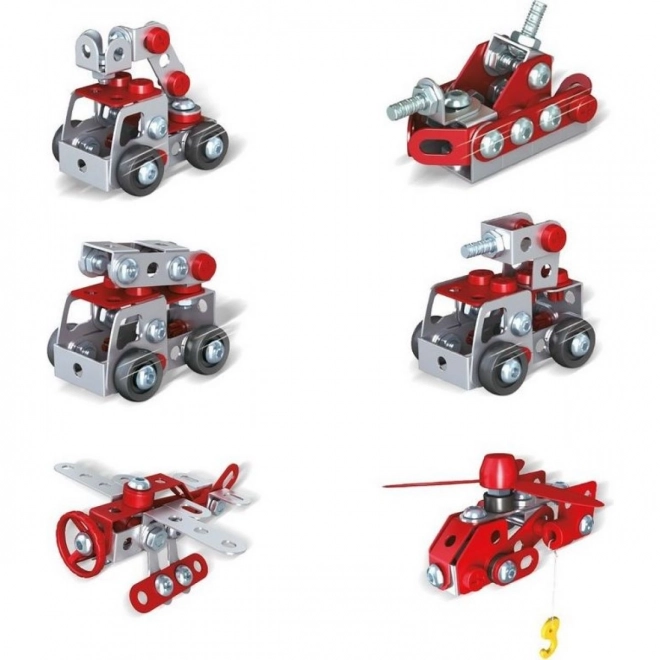 Stavebnice Malý mechanik - hasičská vozidla – Letadlo