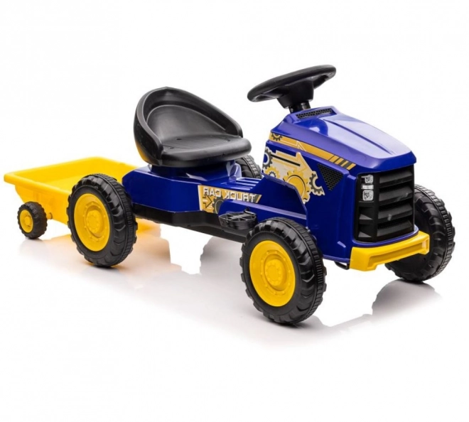 Šlapací traktor modrý