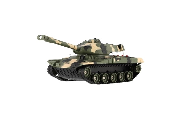 RC Tank s Dálkovým Ovládáním a Zvukovými Efekty na Baterie