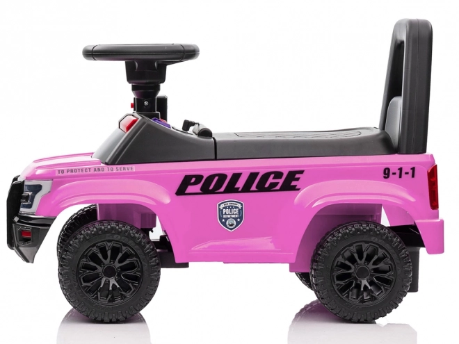 Dětské odrážedlo Police růžové