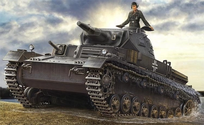 Plastikový model tanku PzKpfw IV Ausf D/Tauch