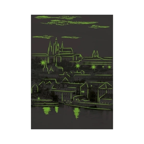 DINO Svítící puzzle Hradčany, Praha 1000 dílků