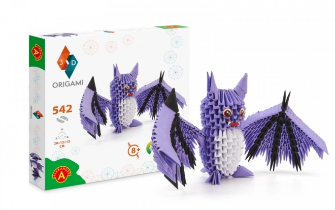 Origami 3D netopýr - kreativní sada
