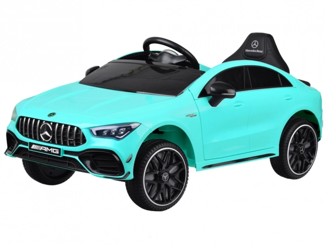 Dětské elektrické auto Mercedes AMG CLA 45s s houpacím efektem – Modrá