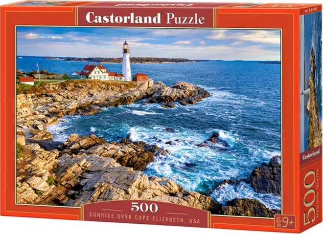 Puzzle 500 dílků Rozbřesk nad Cape Elizabeth, USA