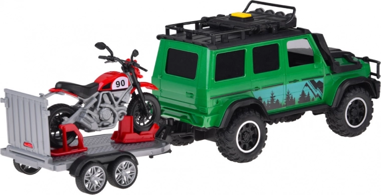 Sklopná rampa a bezpečné převážení motorky