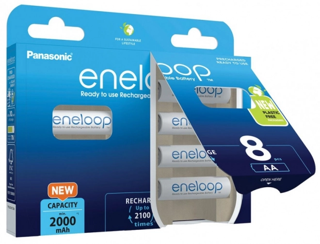 Akumulátory Eneloop AA 2000 mAh 8 ks