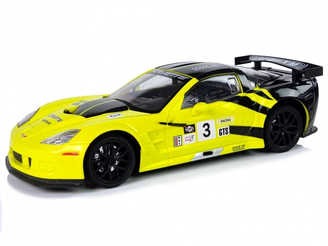 Rychlostní auto R/C 1:18 Corvette C6.R žluté