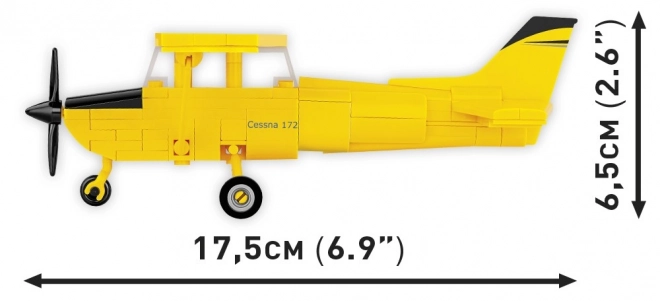 Cessna 172 Skyhawk stavebnice žlutá