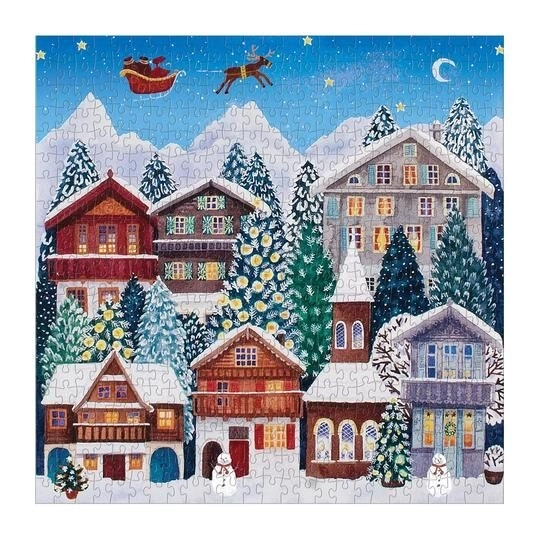 Puzzle vánoční vesnice 500 dílků