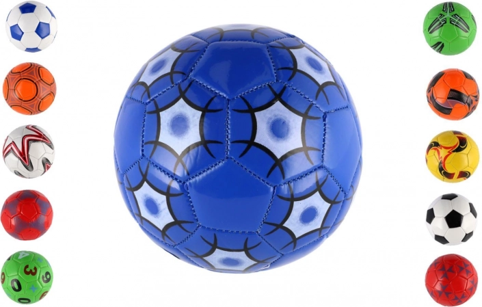 Fotbalový míč junior 15 cm – šitý, kožený, mix barev