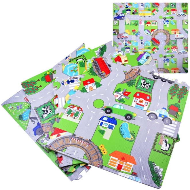 Pěnová podložka street puzzle EVA ZA2510