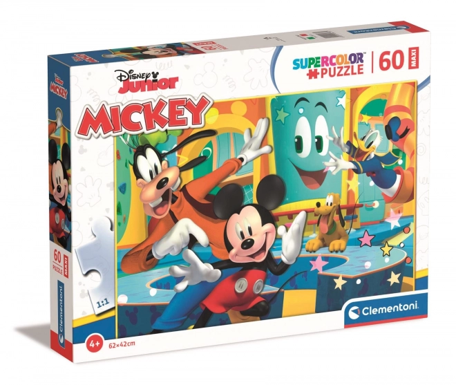 Dětské Puzzle Mickey Mouse MAXI 60 Dílů