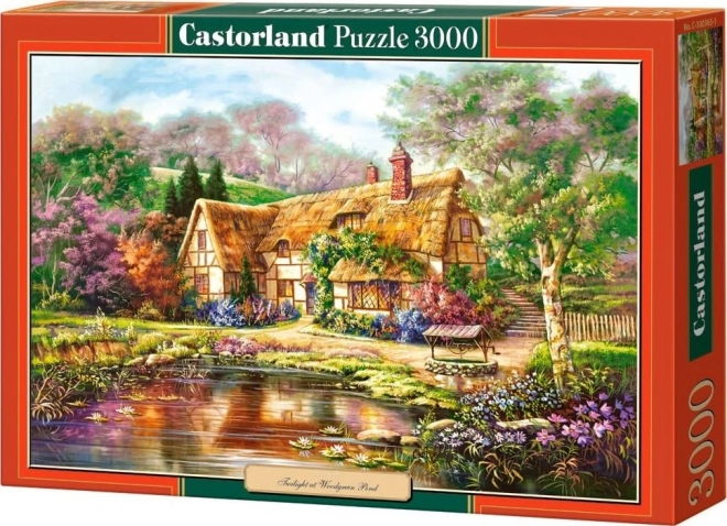 Puzzle 3000 dílků Soumrak na rybníku Woodgreen