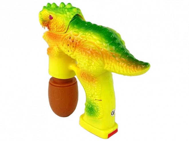 Mýdlové bubliny Dinosaur Bubble Liquid Egg Yellow