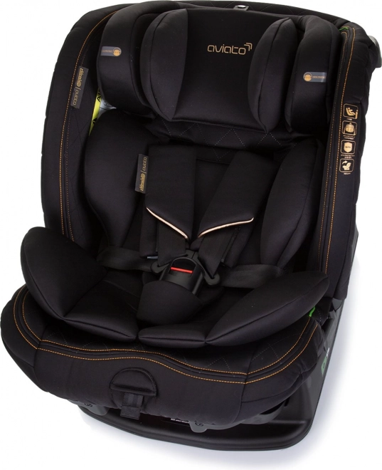 CHIPOLINO Autosedačka Aviato i-Size 40-150cm – Obsidian