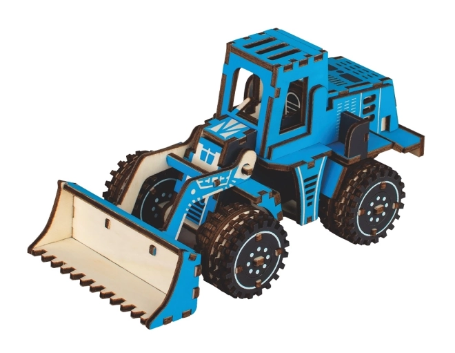Dřevěné 3D puzzle Nakladač