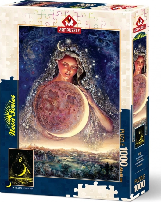 ART PUZZLE Svítící puzzle Měsíční bohyně 1000 dílků