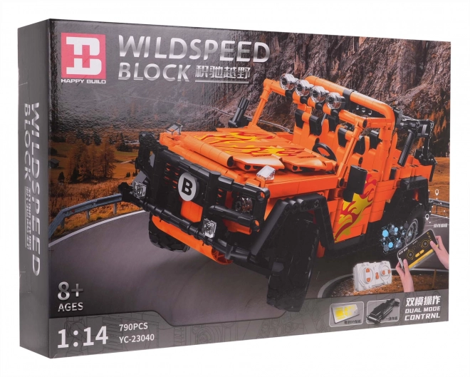 Červená sada terénních autíček R/C 790el.