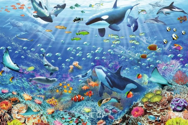 Ravensburger puzzle barevný podmořský svět 3000 dílků