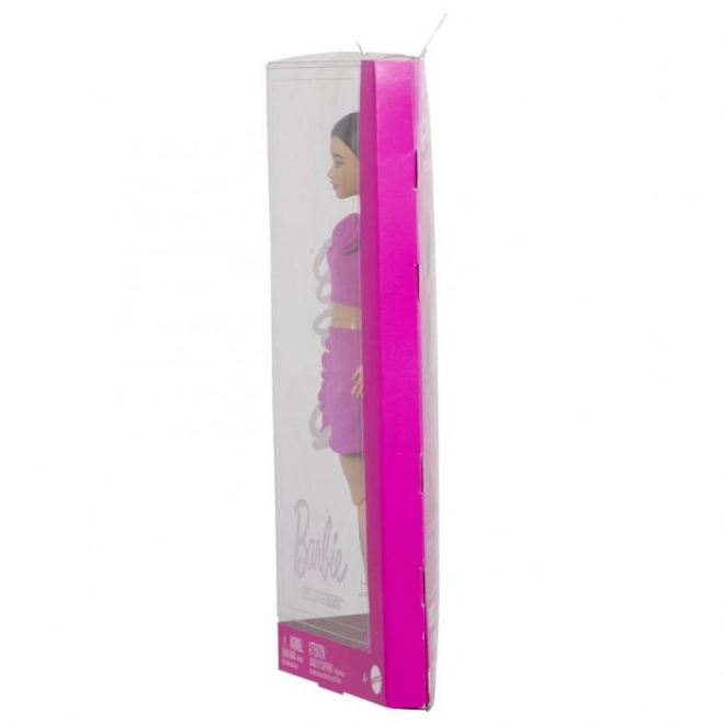 Barbie deluxe modelka v růžovém outfitu