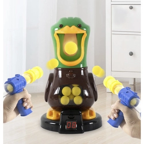 Hladová kachna střílení na terč