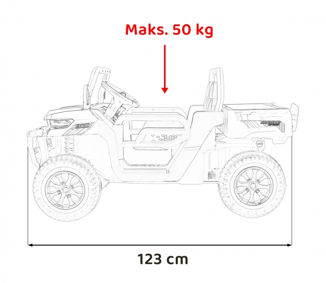 Auto pick-up pro děti s kiperem a dálkovým ovládáním