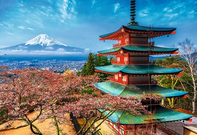 Strhující japonská scenérie