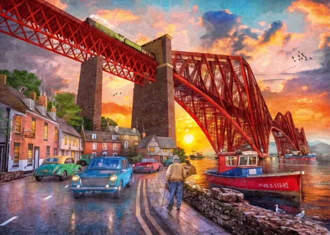 Ravensburger puzzle Čas třešňového květu 1000 dílků