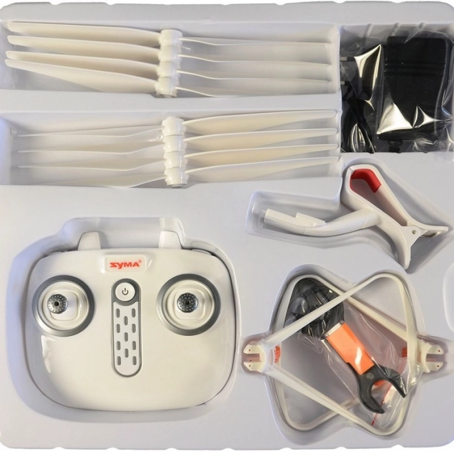 Dálkově ovládaný dron Syma, bílá