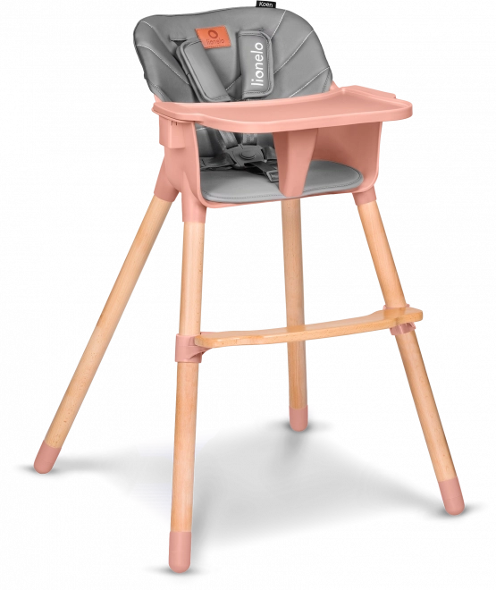 Dětská židle Lionelo Koen 2v1 Růžová