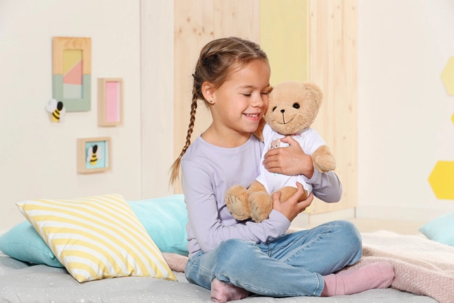 Medvídek BABY Born v bílém oblečení