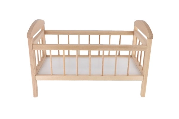 Dřevěná postýlka pro panenky velká