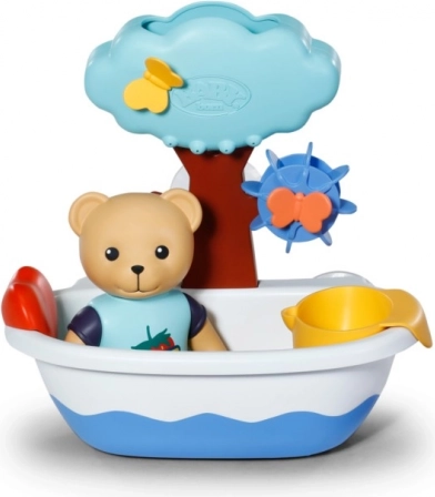 Vanička do koupele s medvídkem teddy a vodním kolem