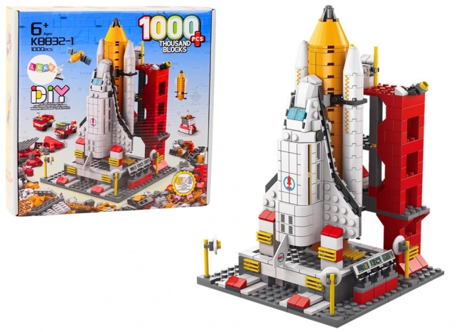 Stavební kostky Vesmírná raketa 6v1 Vesmírná vozidla 1000 ele.