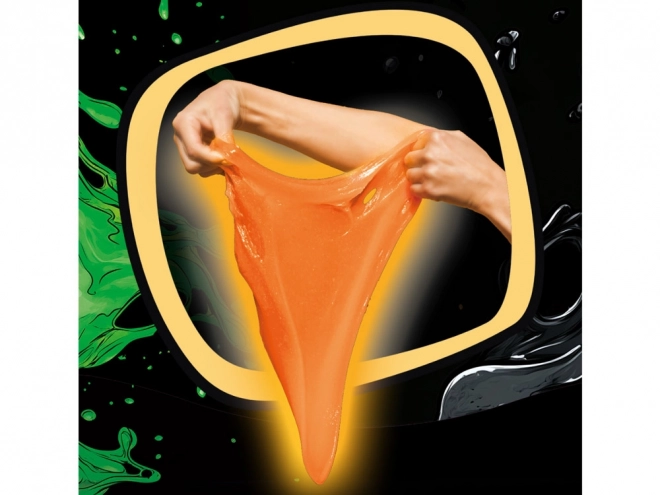 Svítící oranžový Jiggly Slime