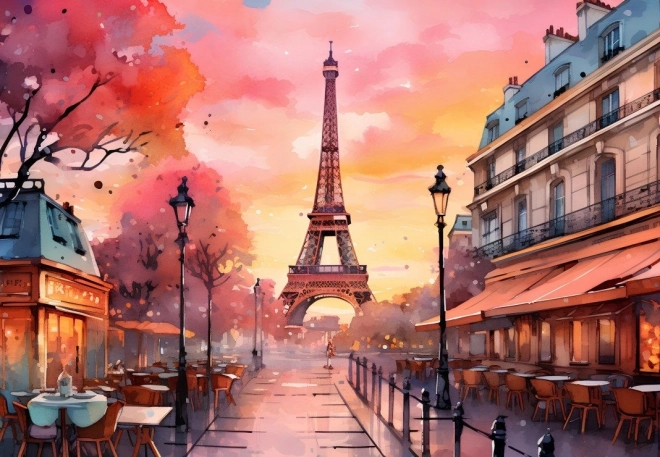 Puzzle Paříž et la Grande Dame 1000 dílků