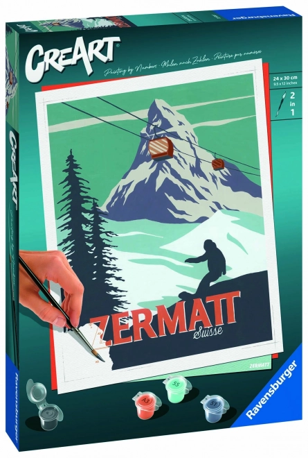 Puzzle Zermatt, Švýcarsko pro děti od 12 let