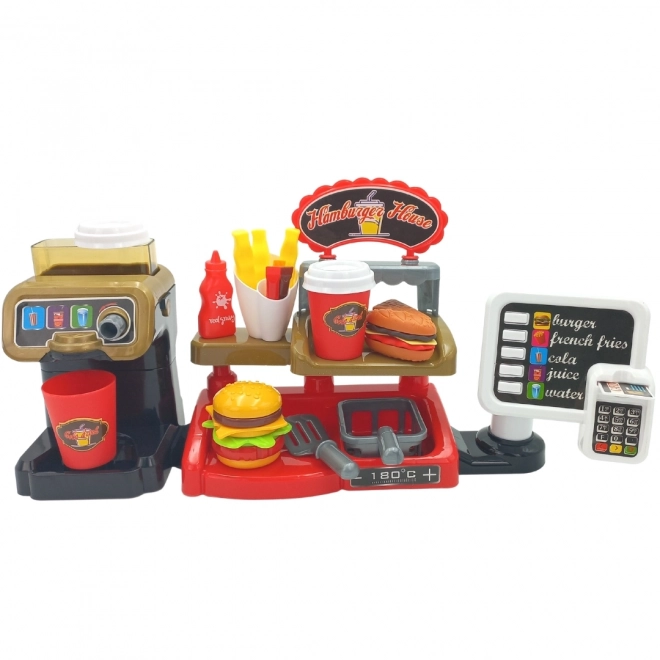 Fast Food XXL s pokladnou a dávkovačem od WOOPIE