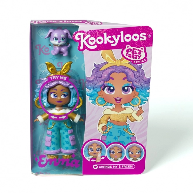 Panenka se zvířátek KookyLoos Pets Party