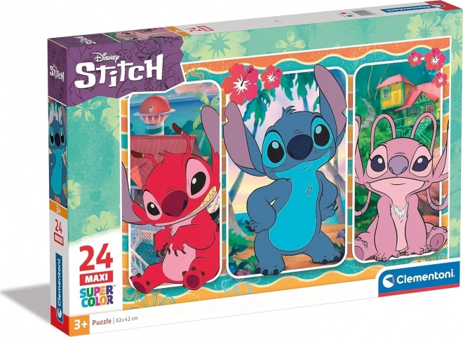 CLEMENTONI Puzzle Stitch MAXI 24 dílků
