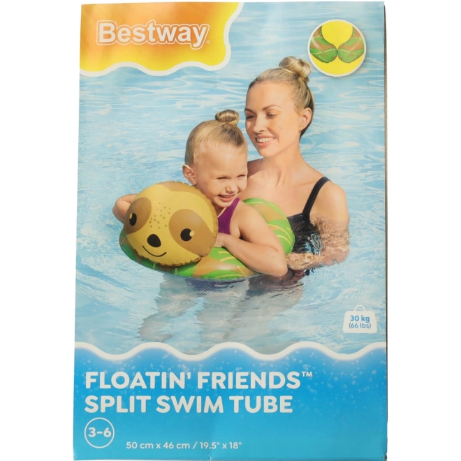 Dětský nafukovací kruh Bestway pro plavání – Lenochod